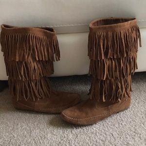Lauren Conrad Fringe boots